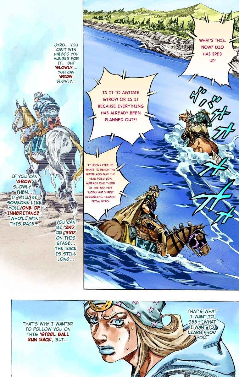 JoJo no Kimyou na Bouken: Part 7 - Steel Ball Run Color-ban Chapter 32 - Page 19