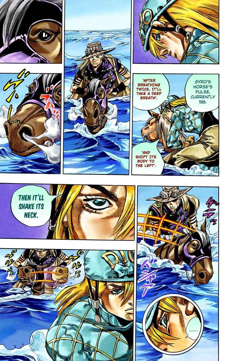JoJo no Kimyou na Bouken: Part 7 - Steel Ball Run Color-ban Chapter 32 - Page 22
