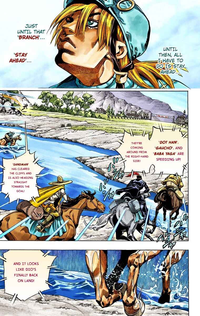 JoJo no Kimyou na Bouken: Part 7 - Steel Ball Run Color-ban Chapter 32 - Page 24