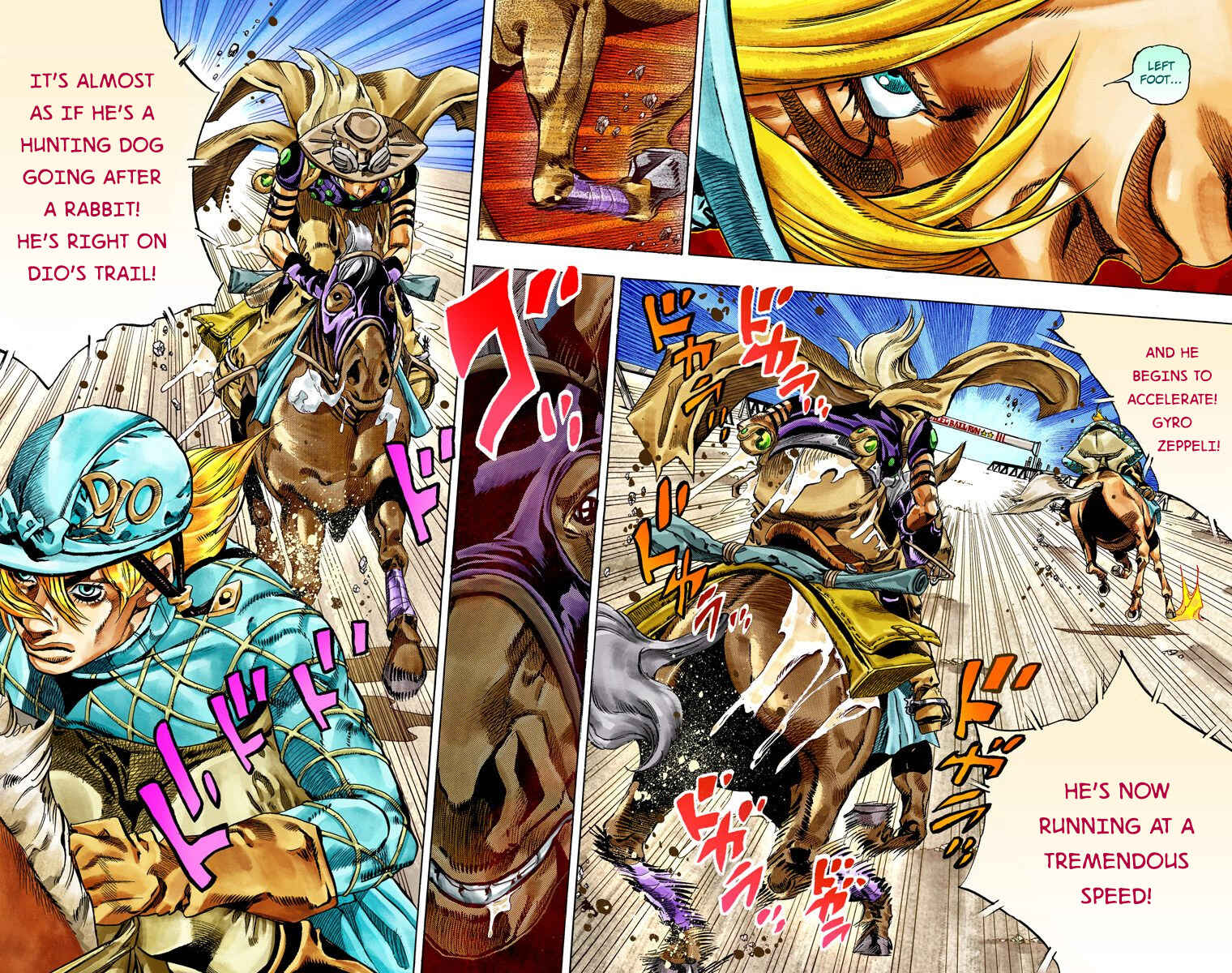 JoJo no Kimyou na Bouken: Part 7 - Steel Ball Run Color-ban Chapter 32 - Page 26