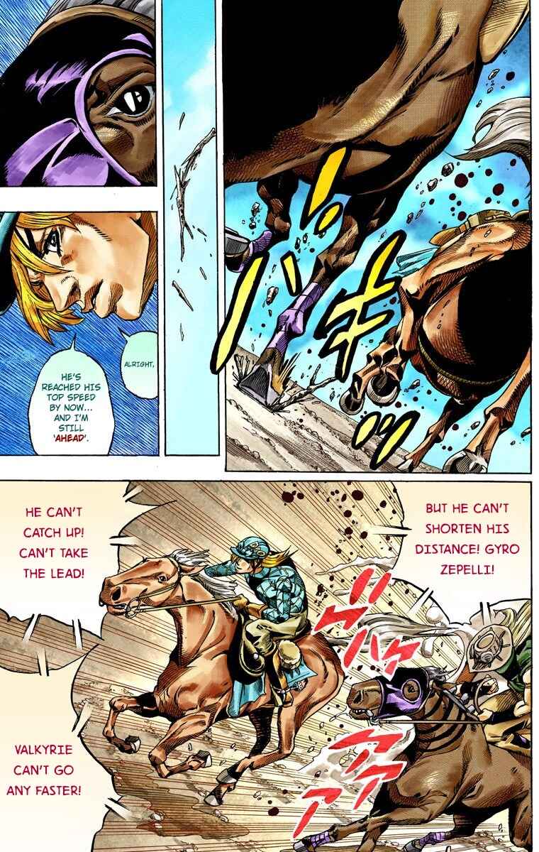 JoJo no Kimyou na Bouken: Part 7 - Steel Ball Run Color-ban Chapter 32 - Page 29