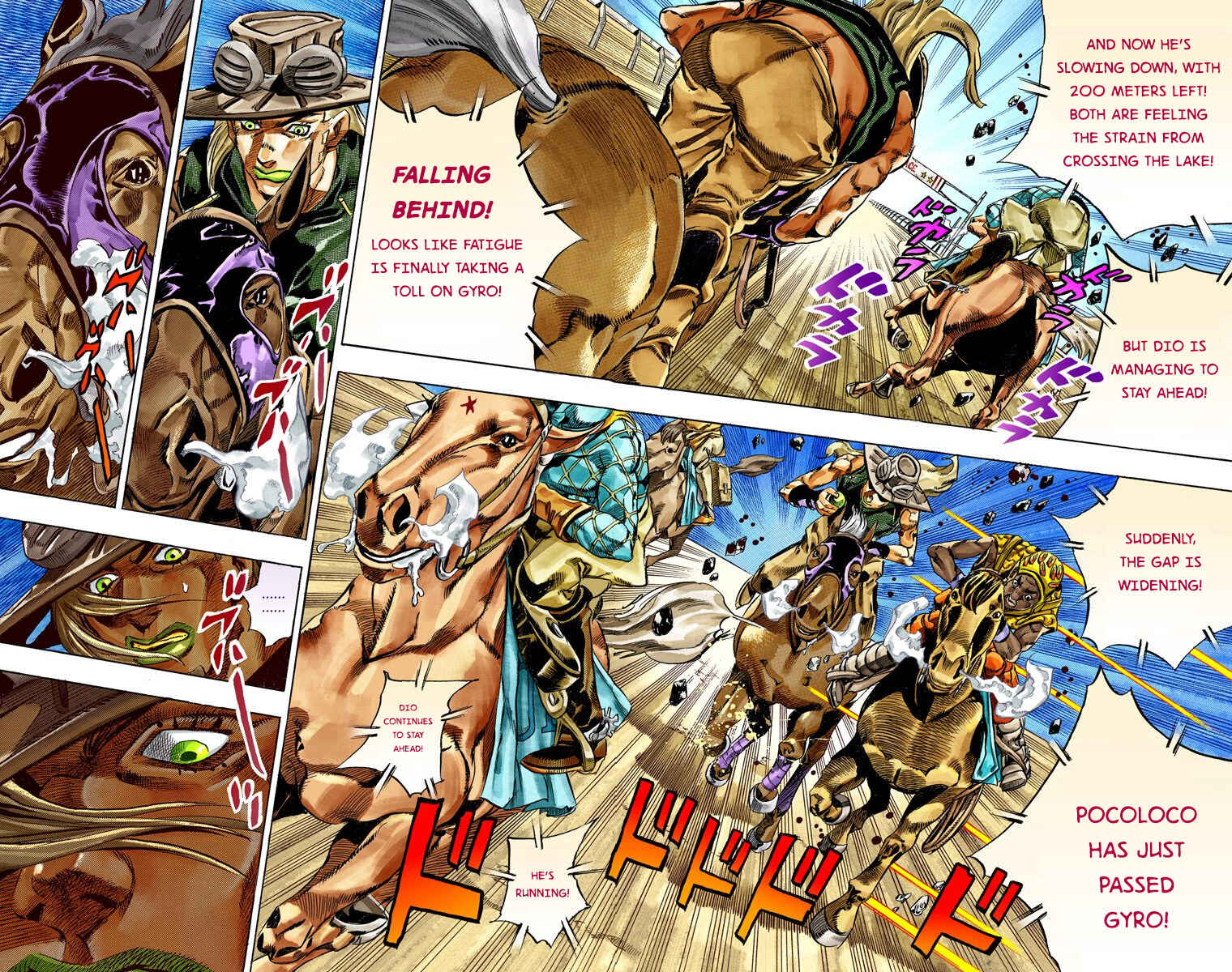 JoJo no Kimyou na Bouken: Part 7 - Steel Ball Run Color-ban Chapter 32 - Page 30