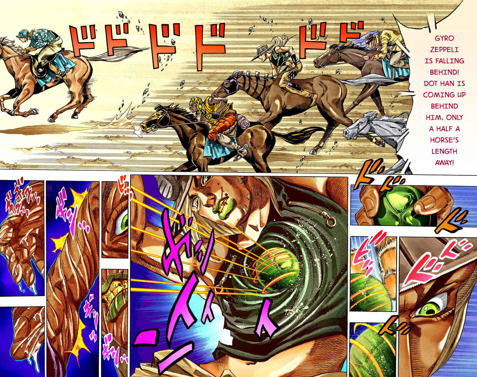 JoJo no Kimyou na Bouken: Part 7 - Steel Ball Run Color-ban Chapter 32 - Page 31
