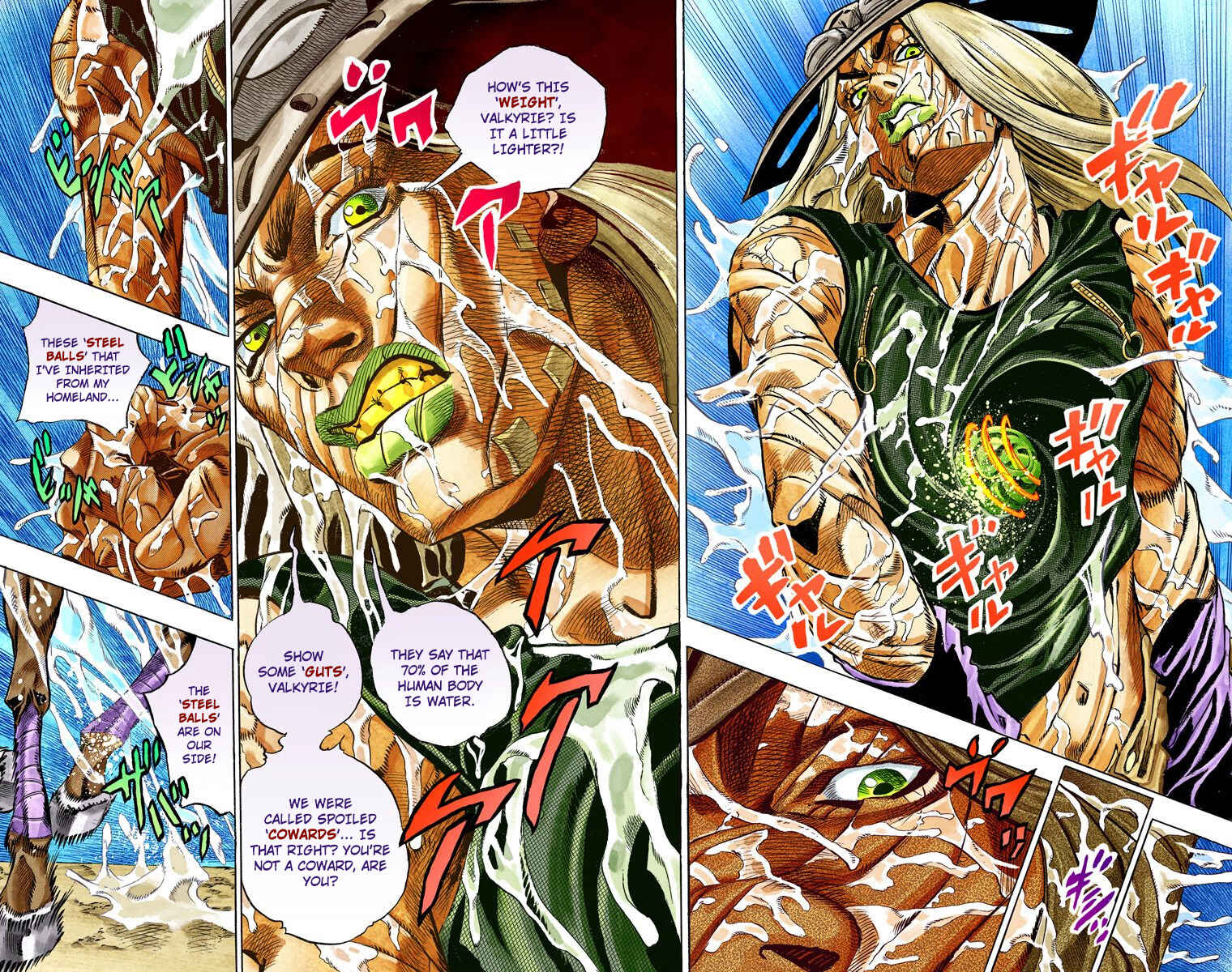 JoJo no Kimyou na Bouken: Part 7 - Steel Ball Run Color-ban Chapter 32 - Page 32