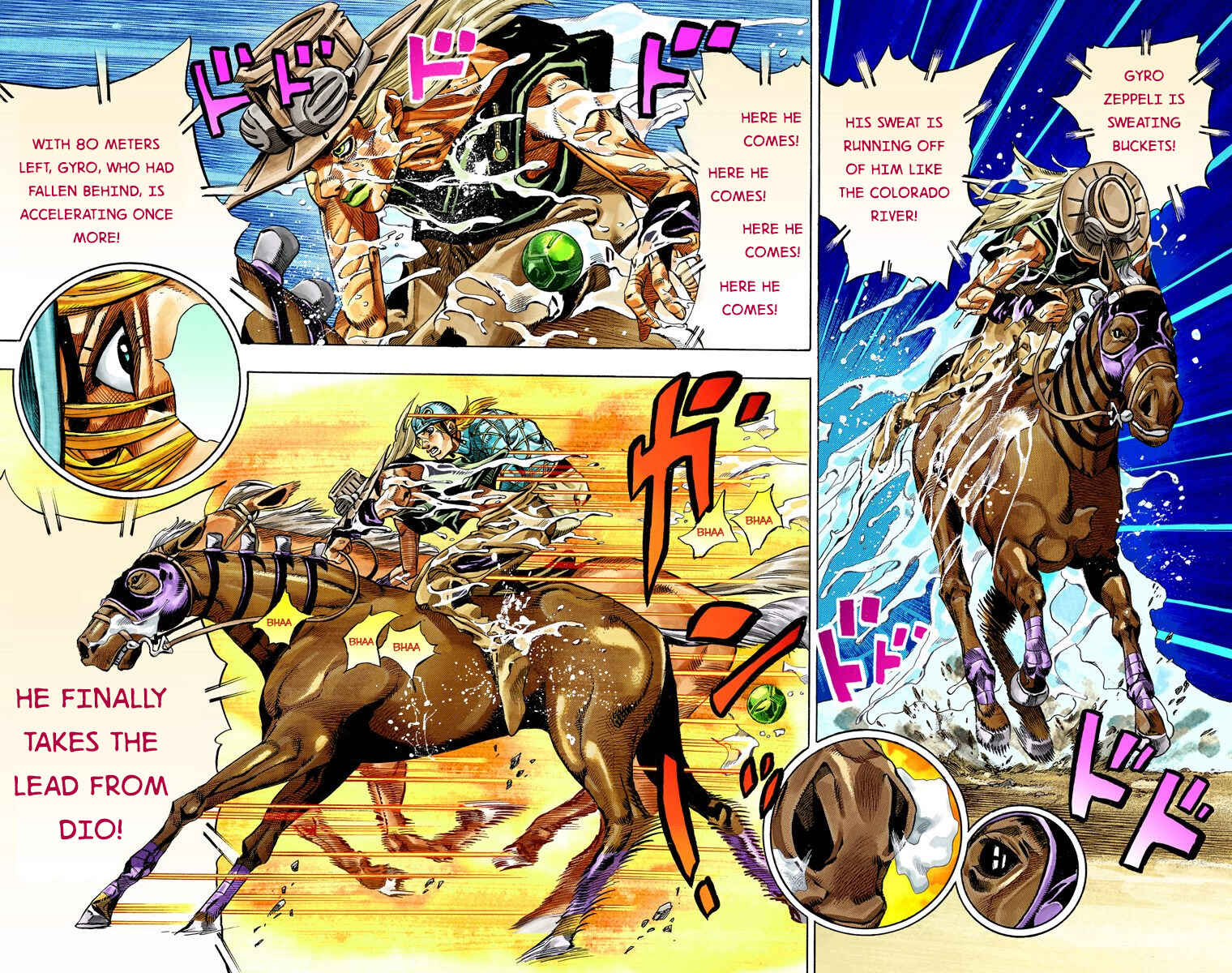 JoJo no Kimyou na Bouken: Part 7 - Steel Ball Run Color-ban Chapter 32 - Page 33