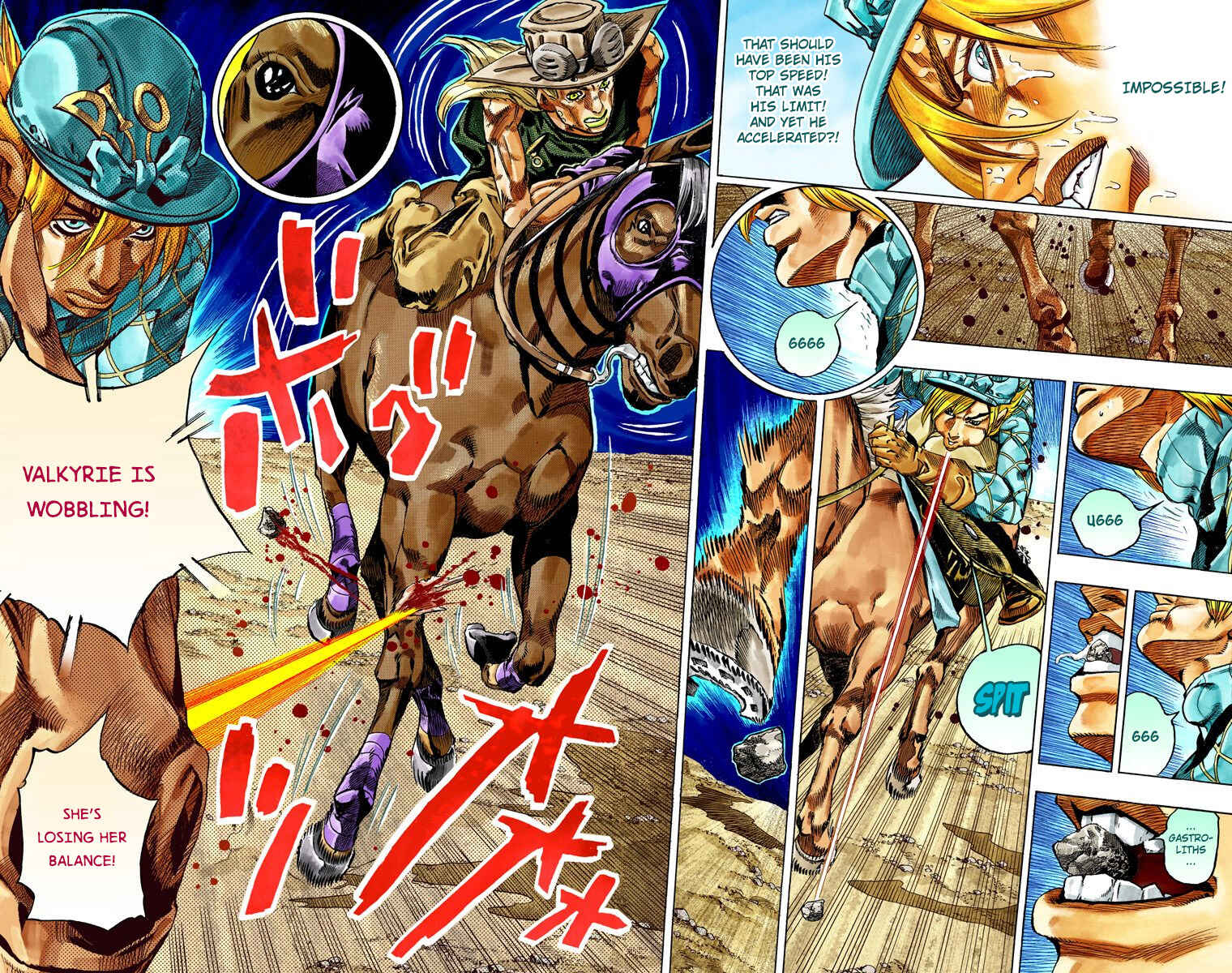 JoJo no Kimyou na Bouken: Part 7 - Steel Ball Run Color-ban Chapter 32 - Page 34