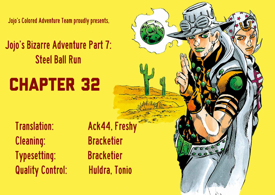 JoJo no Kimyou na Bouken: Part 7 - Steel Ball Run Color-ban Chapter 32 - Page 41