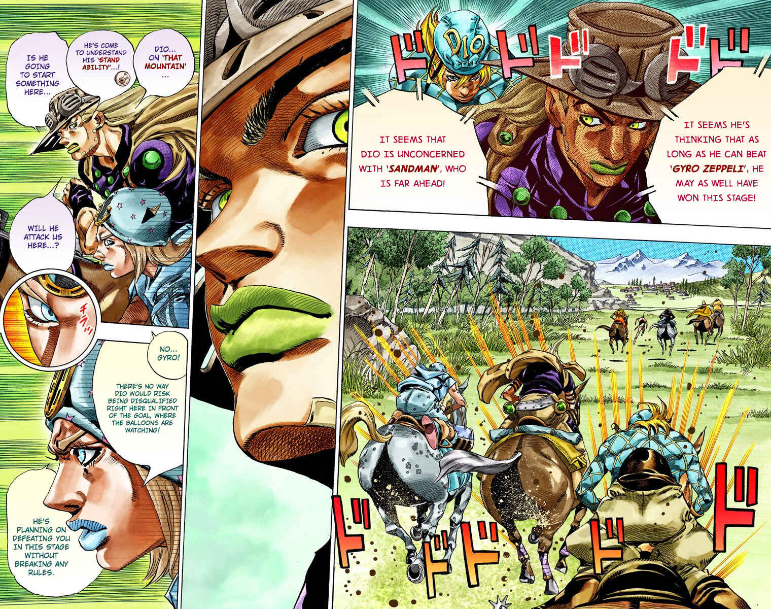 JoJo no Kimyou na Bouken: Part 7 - Steel Ball Run Color-ban Chapter 32 - Page 5