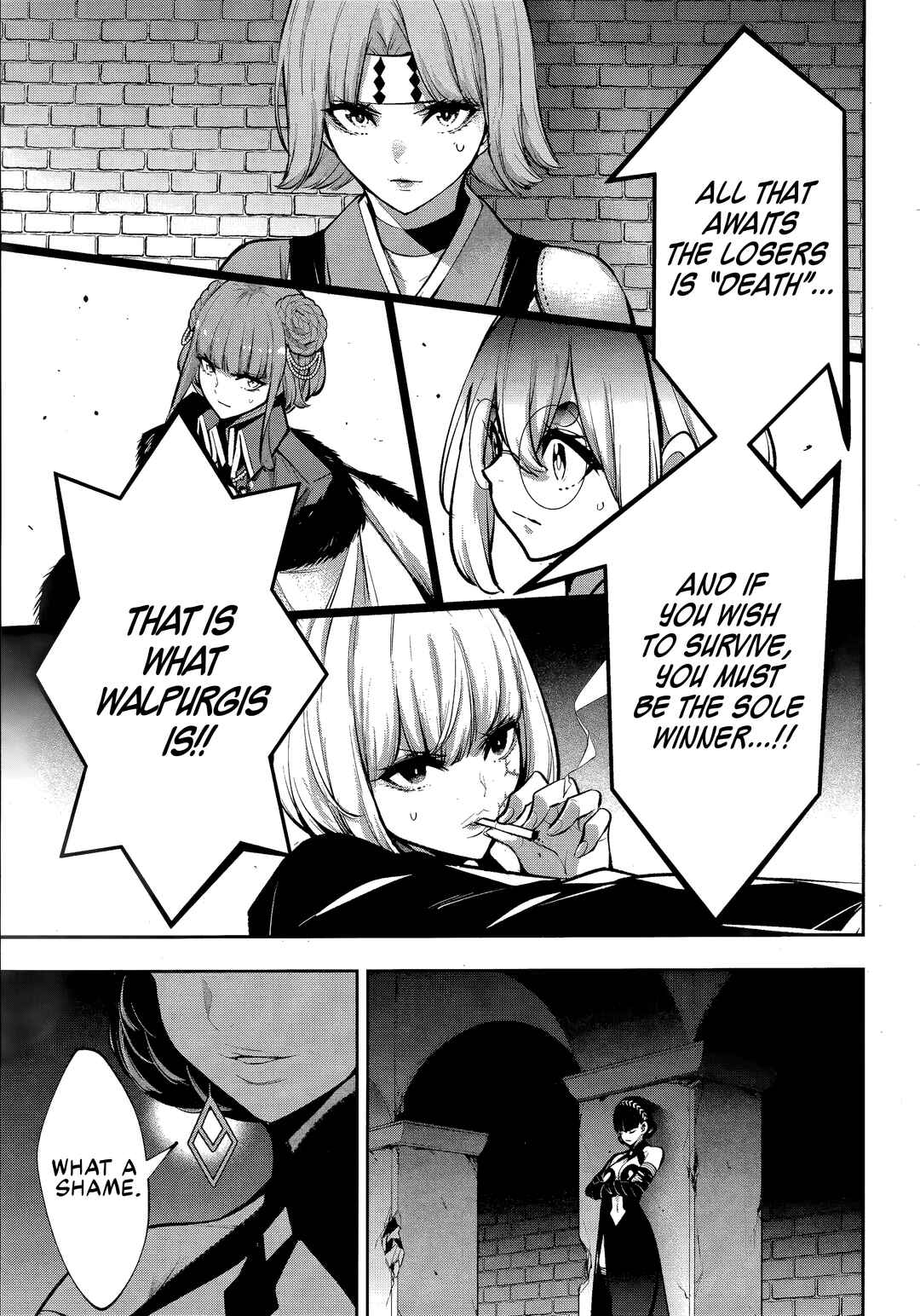 Majo Taisen - 32-nin no Isai no Majo wa Koroshiau Chapter 56 - Page 23