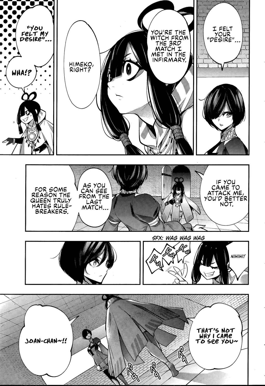 Majo Taisen - 32-nin no Isai no Majo wa Koroshiau Chapter 56 - Page 27