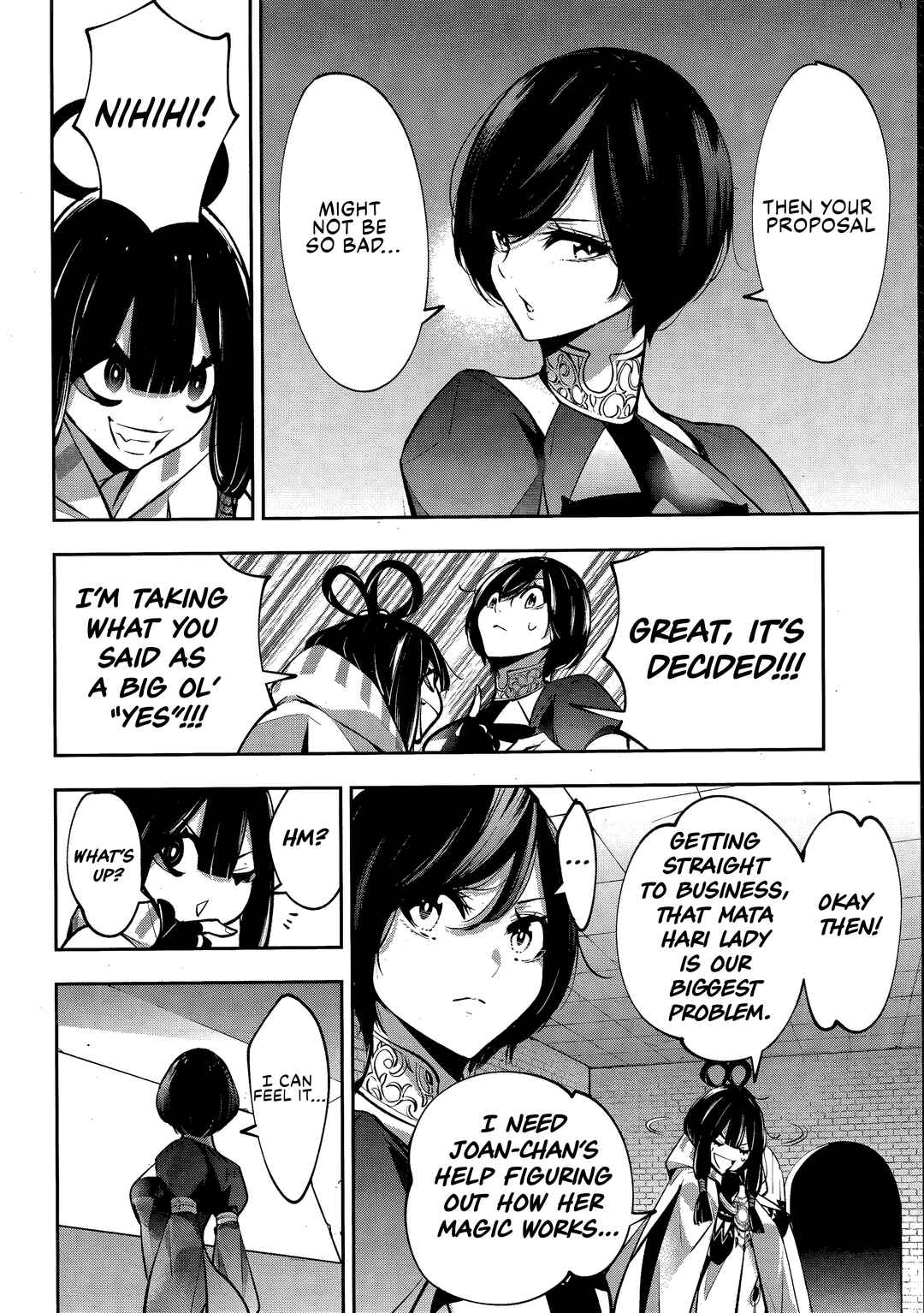Majo Taisen - 32-nin no Isai no Majo wa Koroshiau Chapter 56 - Page 30