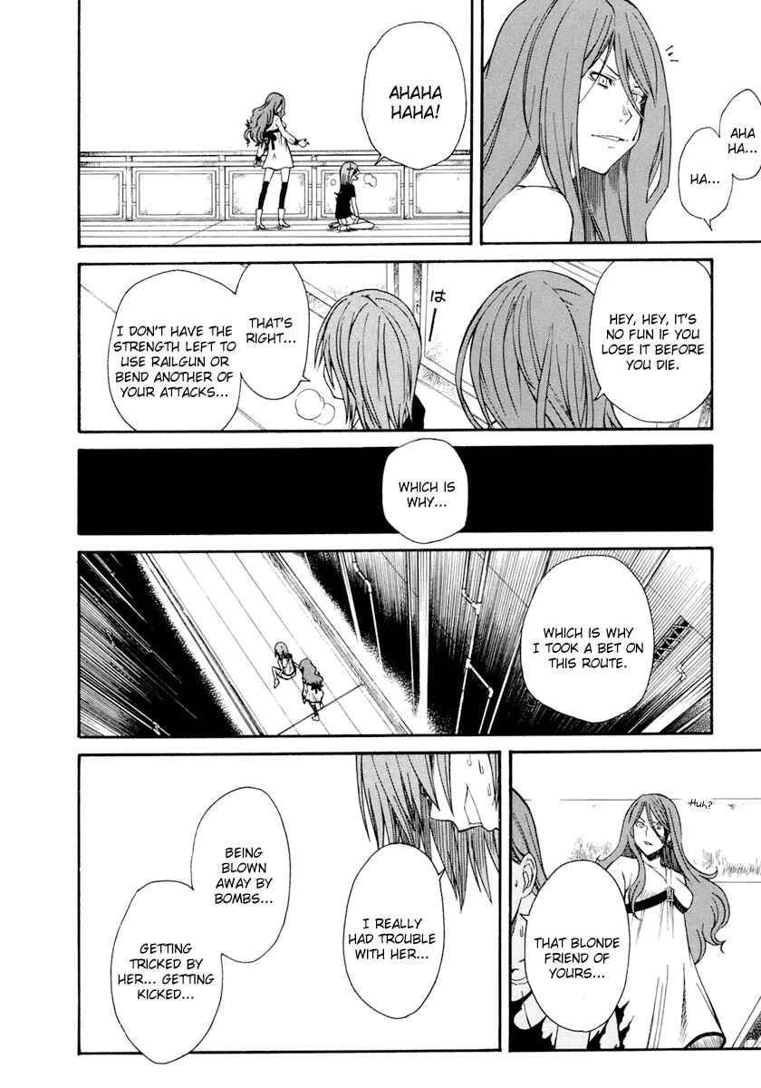 Toaru Majutsu no Index Gaiden: Toaru Kagaku no Railgun Chapter 30 - Page 36