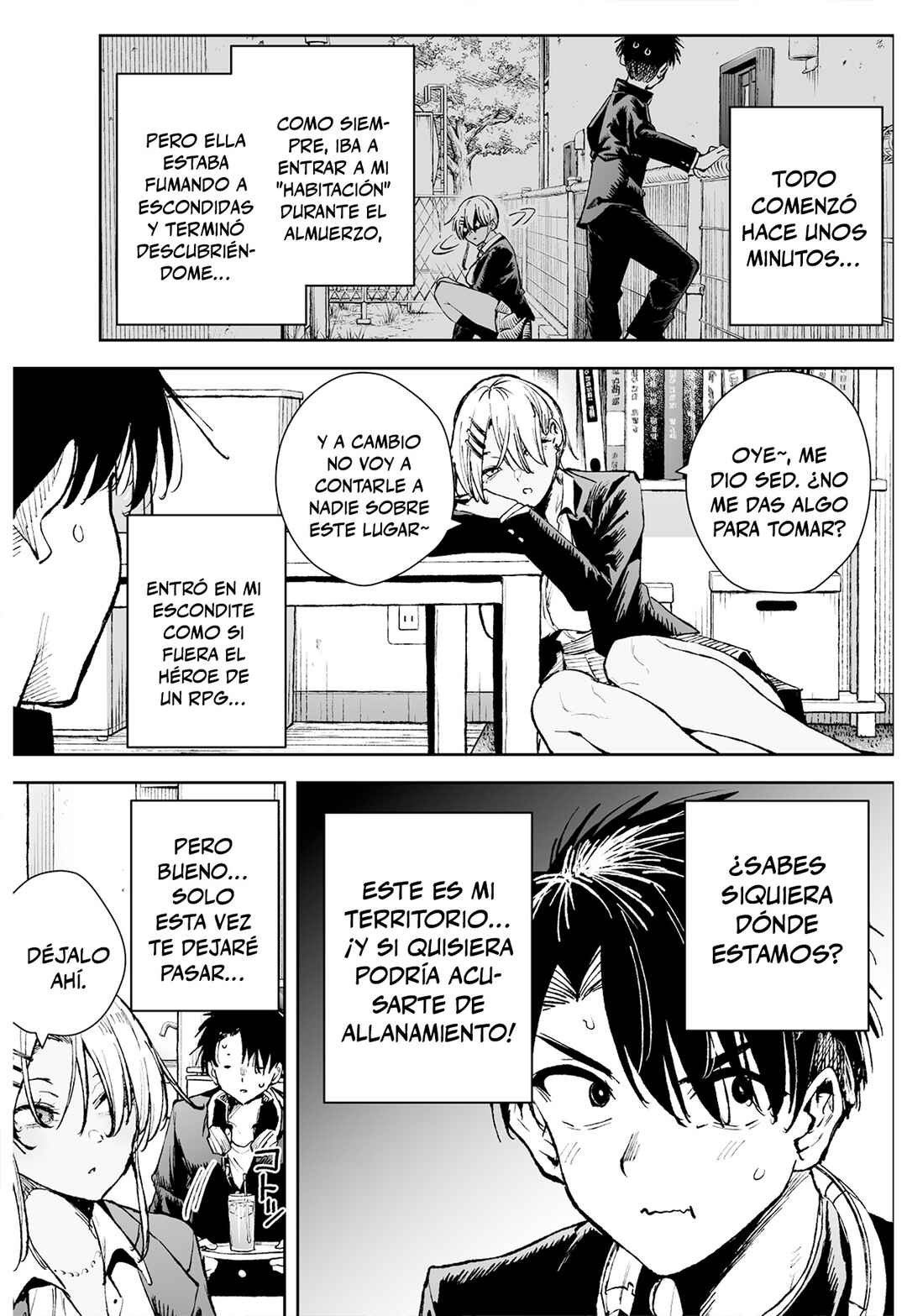Jitaku wo Furyou Joshi ni Senryou Sareta Manga Chapter 1 - Page 3
