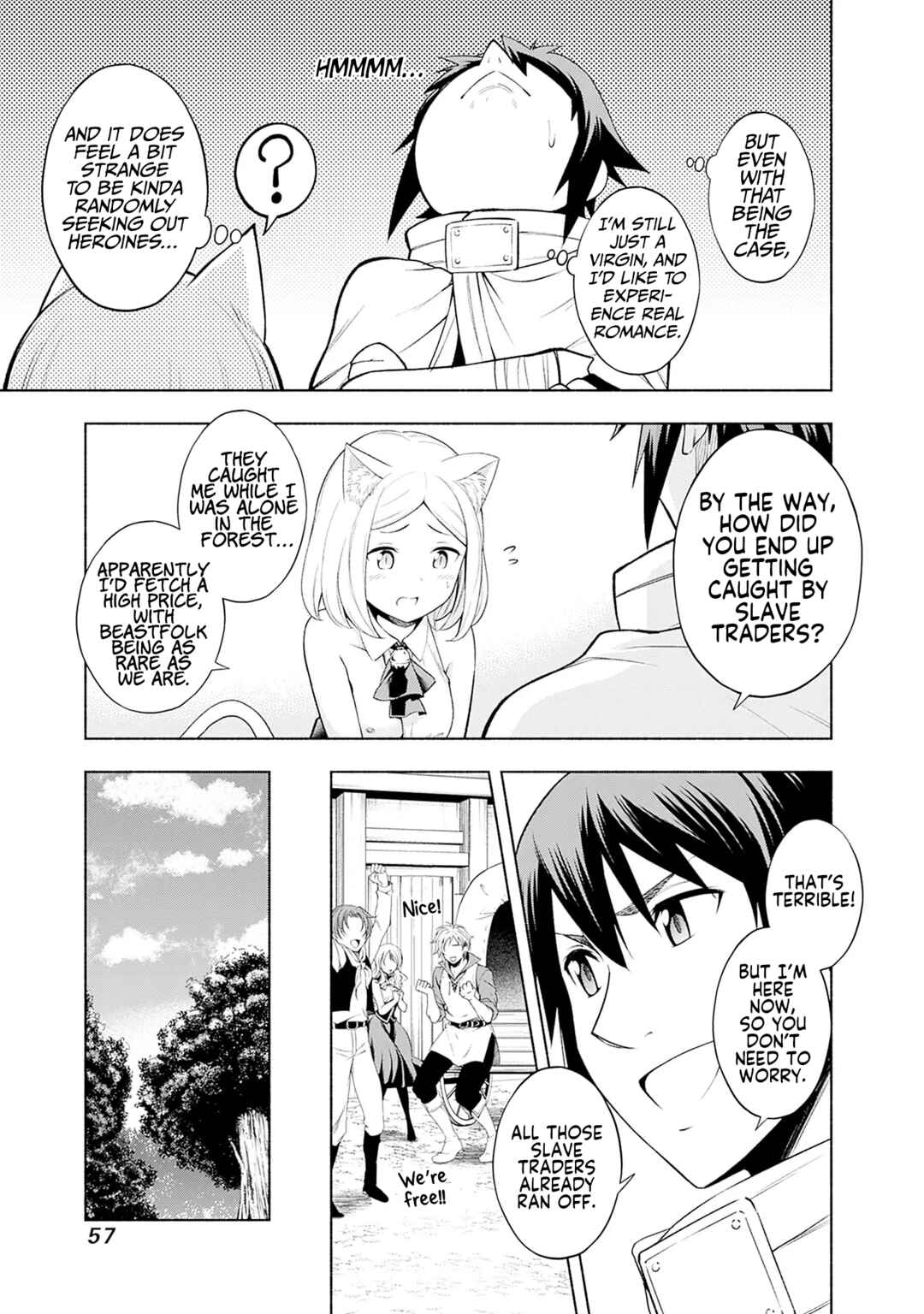 Eroge no Sekai de Slow Life ~Issho ni Isekai Teni shitekita Yarisaa no Daigakusei-tachi ni Tsuihou sareta node, Henkyou de Muteki ni Natte Shin no Heroine-tachi to Yoroshiku Yarimasu~ Chapter 2 - Page 7