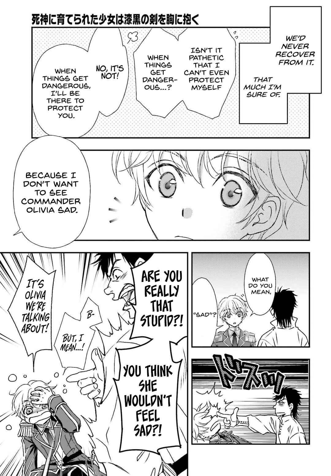 Shinigami ni Sodaterareta Shoujo wa Shikkoku no Tsurugi o Mune ni Idaku Chapter 30 - Page 13
