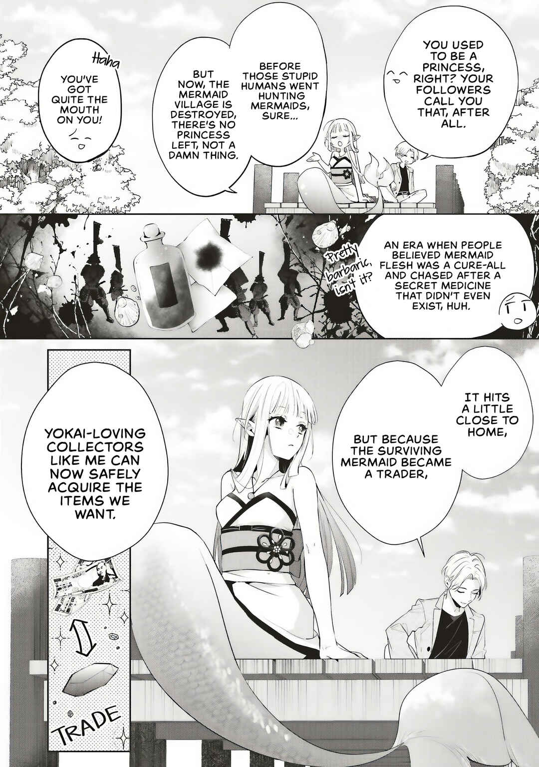 Akinai Ningyo to Soku no Hatsukoi Chapter 1.1 - Page 7