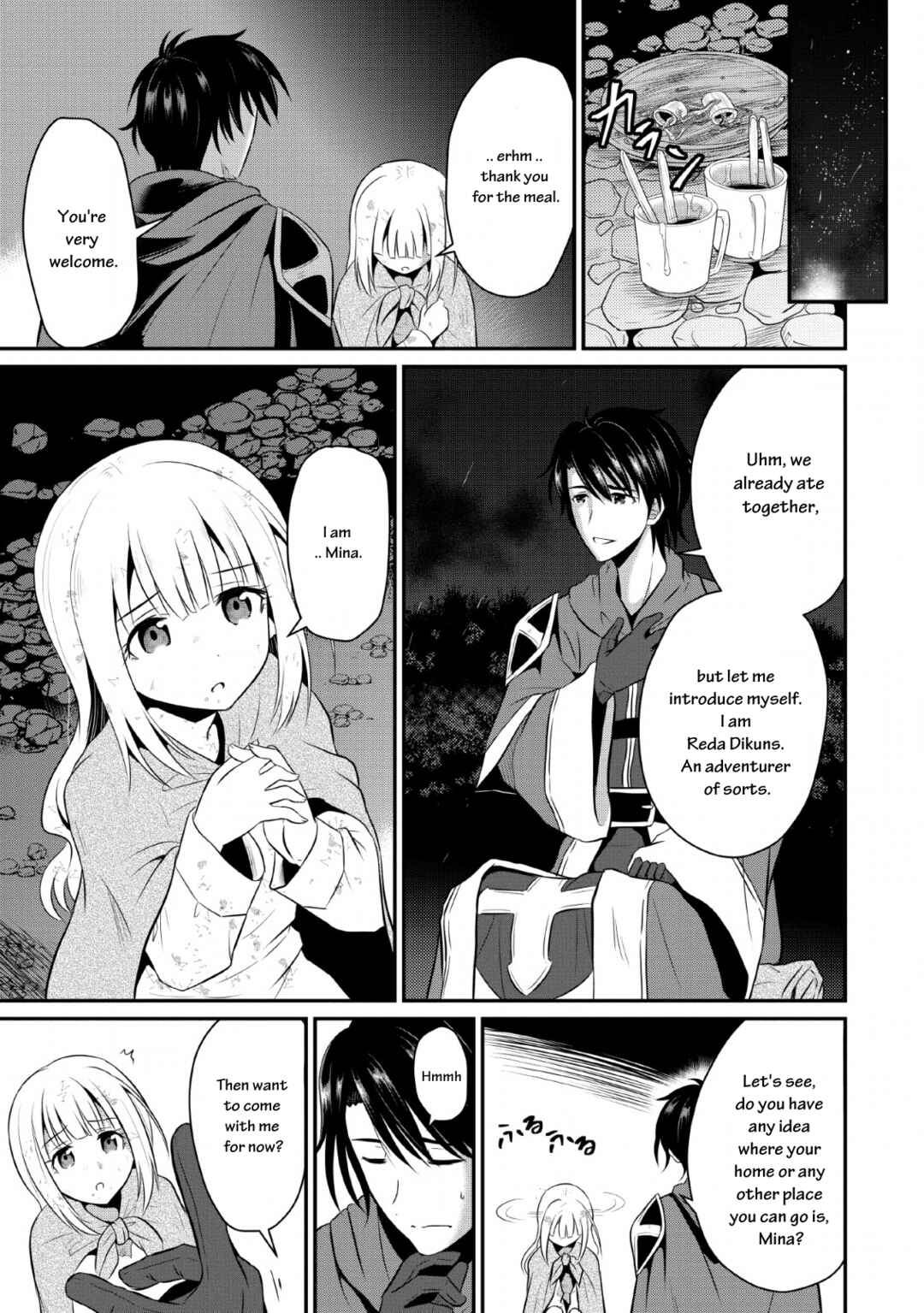 Ossan Teihen Chiyushi to Manamusume no Henkyou Life ~Chuunen Otoko ga Kaifuku Skill ni Kakusei Shite, Eiyuu e Nariagaru~ Chapter 1 - Page 32