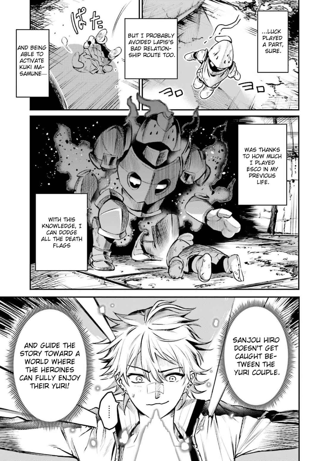 Danshi Kinsei Game Sekai de Ore ga Yaru Beki Yuiitsu no Koto: Yuri no Aida ni Hasamaru Otoko Toshite Tensei Shite Shimaimashita Chapter 1 - Page 65