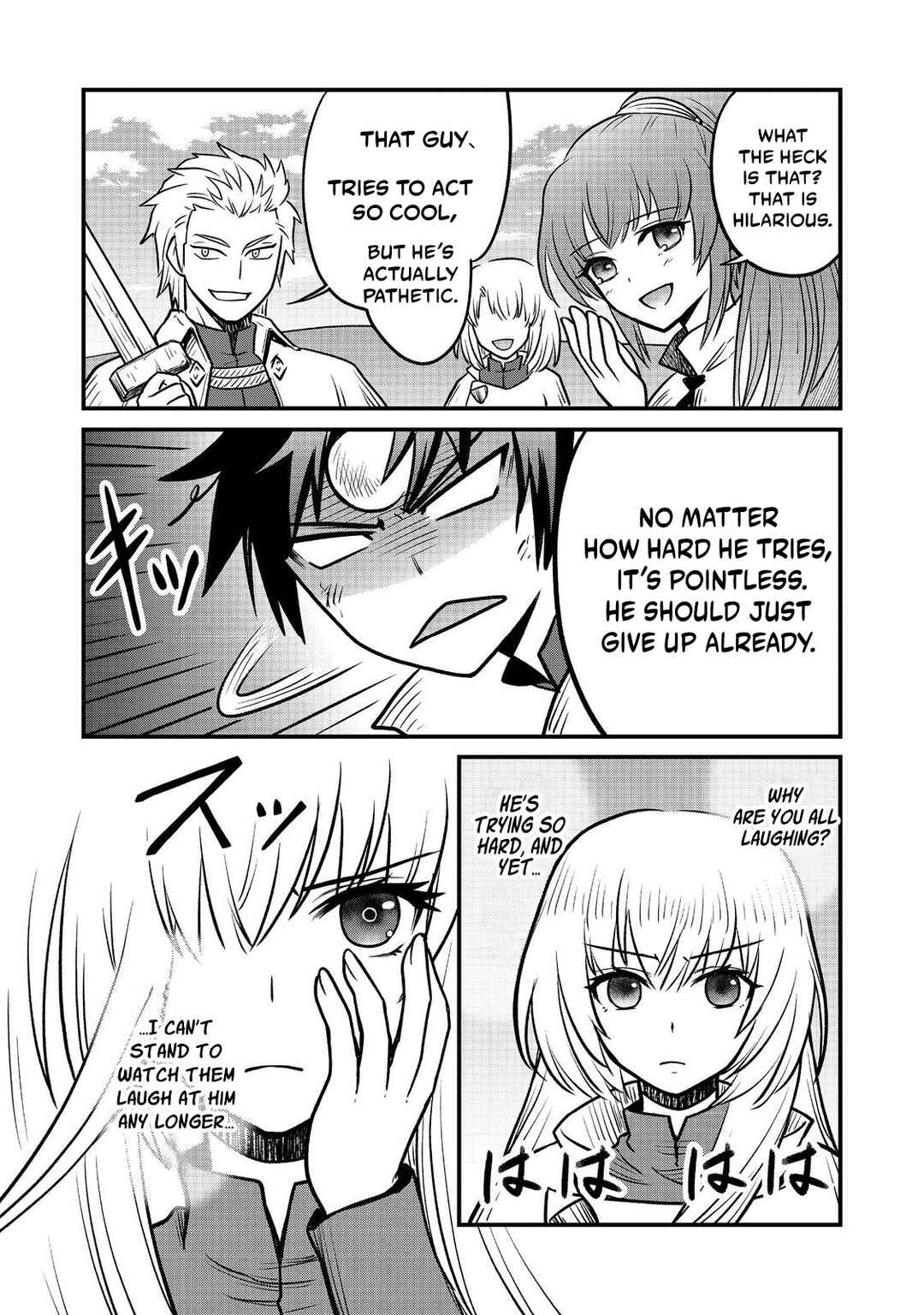 Jibun no koto o shujinkouda to shinjite yamanai fumidai ga, shujinkou o fumidai da to kanchigai shite, yuushou shite shimau o-hanashi desu Chapter 4 - Page 13