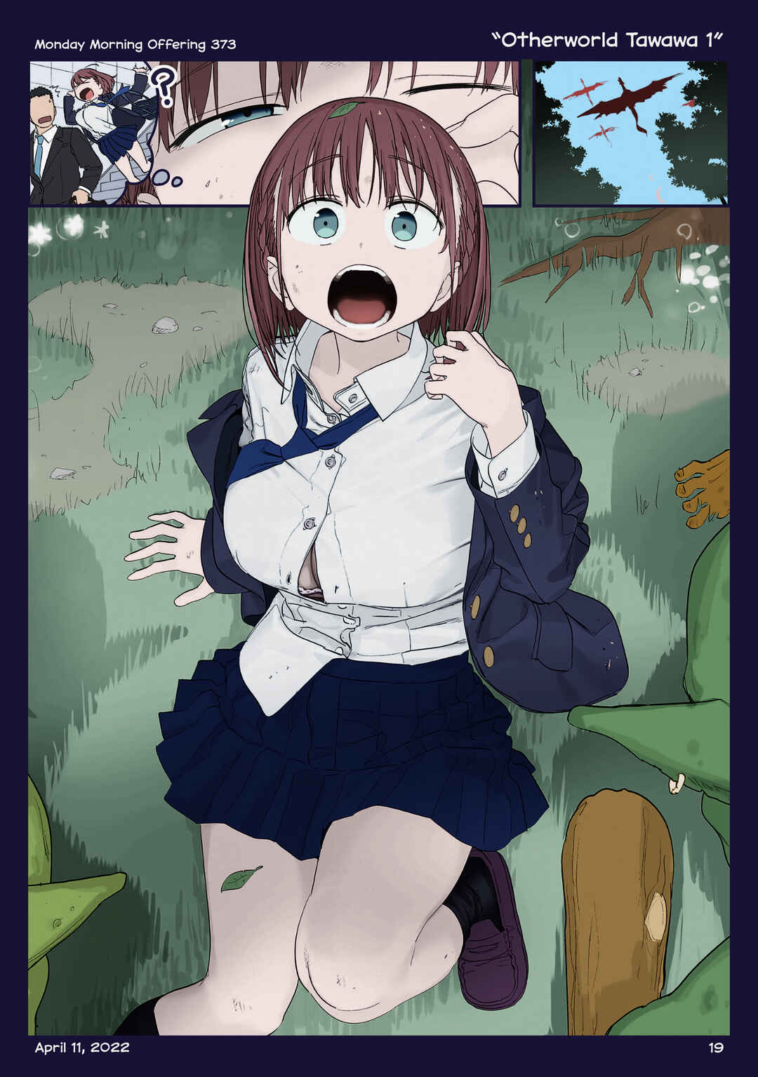 Getsuyoubi no Tawawa (Twitter Webcomic) (Fan Colored) Chapter 42 - Page 18