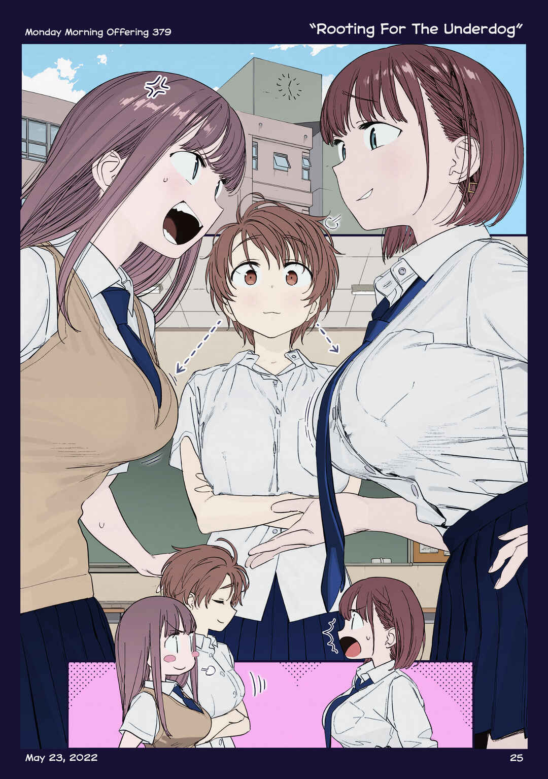 Getsuyoubi no Tawawa (Twitter Webcomic) (Fan Colored) Chapter 42 - Page 24