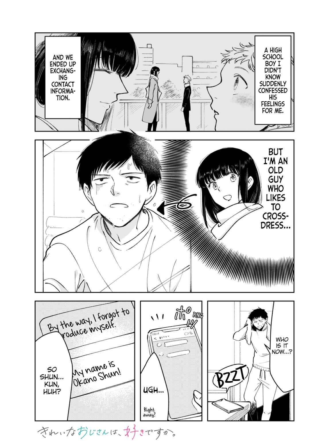Kirei na Ojisan wa, Suki desuka. Chapter 2 - Page 1