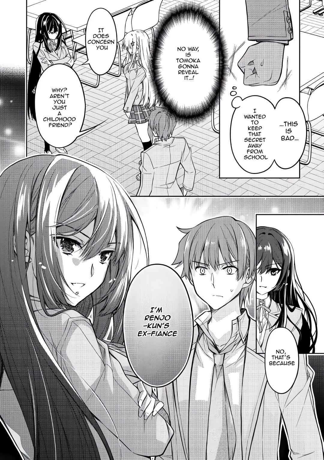 Tsundere Hokuou Bishoujo no Classmate ga, Kon'yakusha ni natta Totan ni Dere Ippentou ni Natteshimatta Ken ni tsuite Chapter 1 - Page 40