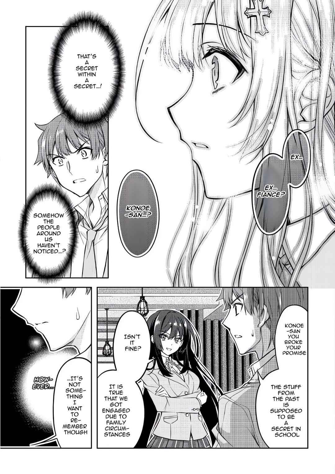 Tsundere Hokuou Bishoujo no Classmate ga, Kon'yakusha ni natta Totan ni Dere Ippentou ni Natteshimatta Ken ni tsuite Chapter 1 - Page 41