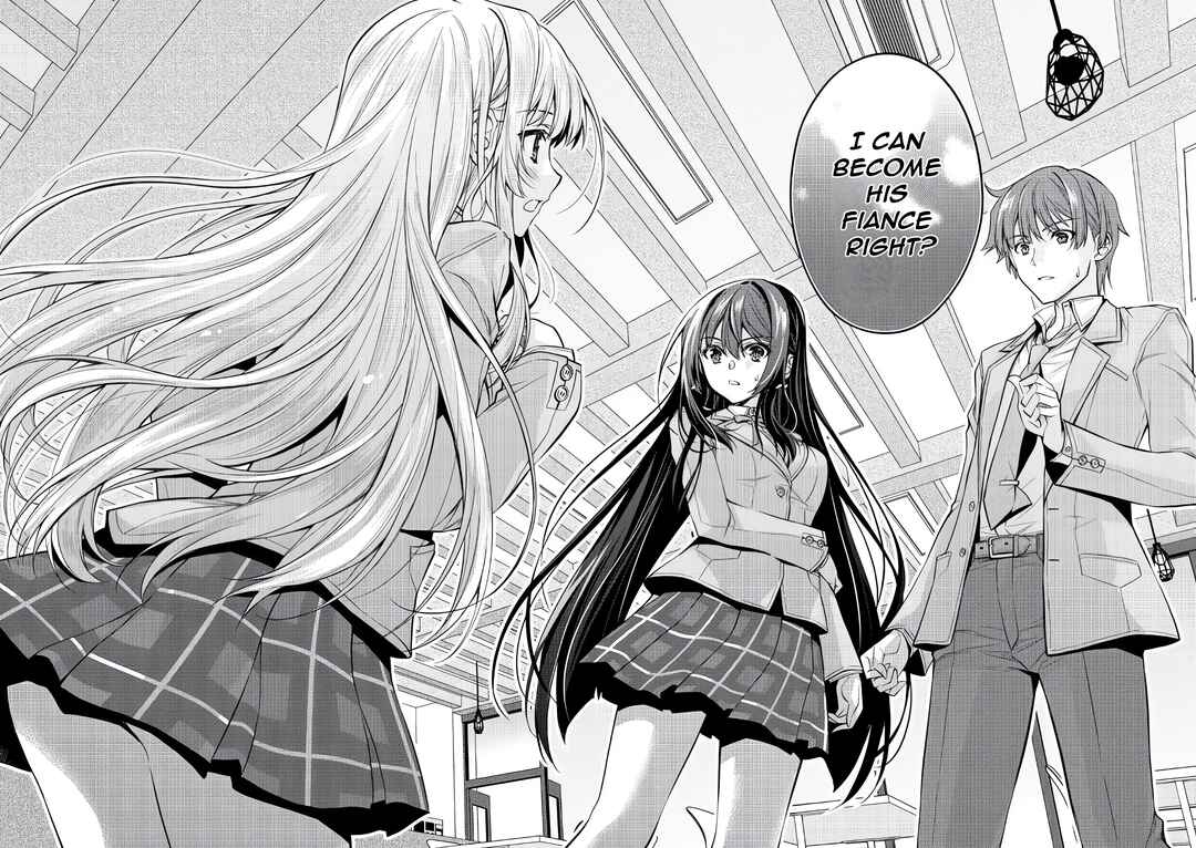 Tsundere Hokuou Bishoujo no Classmate ga, Kon'yakusha ni natta Totan ni Dere Ippentou ni Natteshimatta Ken ni tsuite Chapter 1 - Page 46