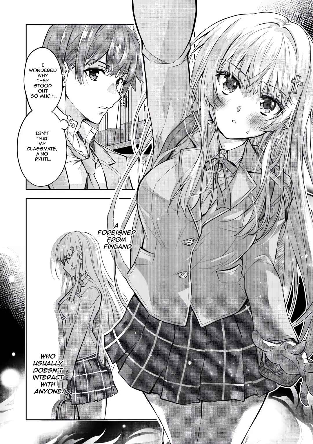 Tsundere Hokuou Bishoujo no Classmate ga, Kon'yakusha ni natta Totan ni Dere Ippentou ni Natteshimatta Ken ni tsuite Chapter 1 - Page 6