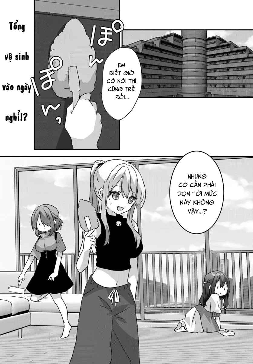 Daigaku Nyuugakuji Kara Uwasa Sareteita Bishoujo San Shimai, Ikiwakareteita Gimai Datta. Chapter 10 - Page 1