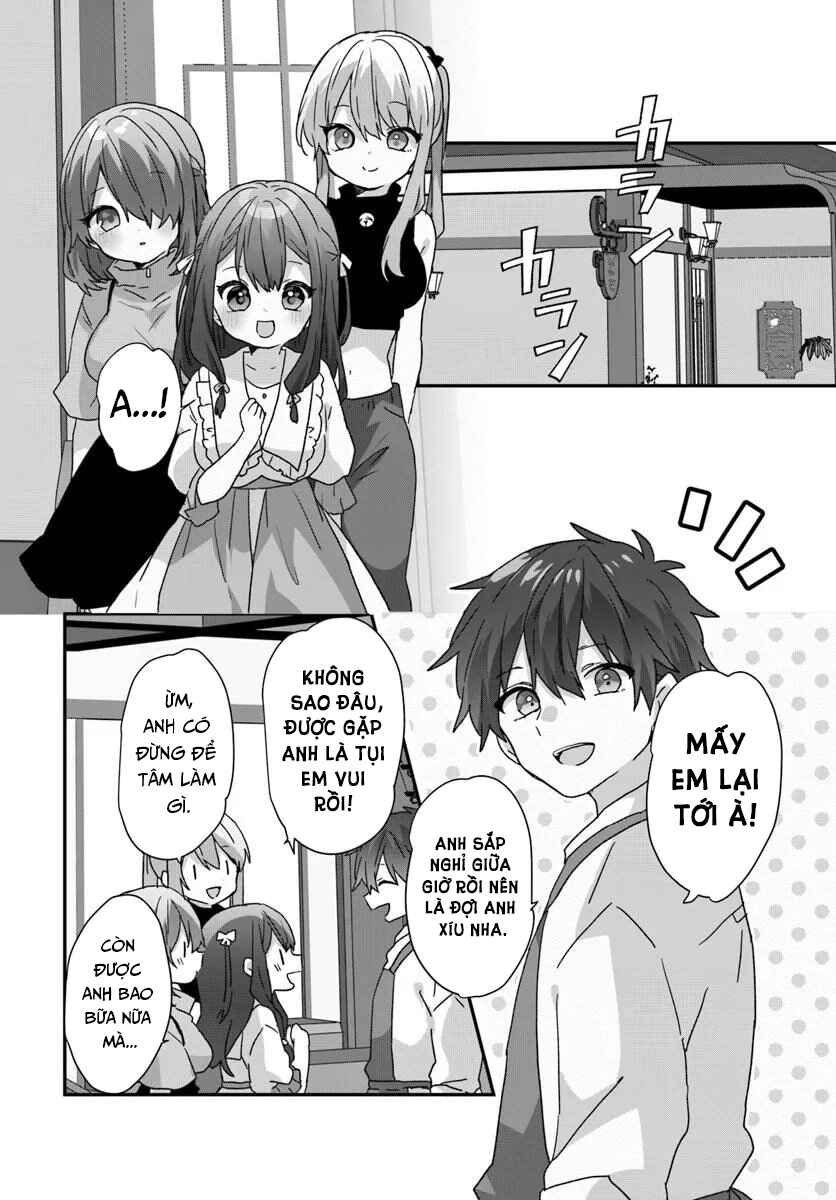 Daigaku Nyuugakuji Kara Uwasa Sareteita Bishoujo San Shimai, Ikiwakareteita Gimai Datta. Chapter 10 - Page 11
