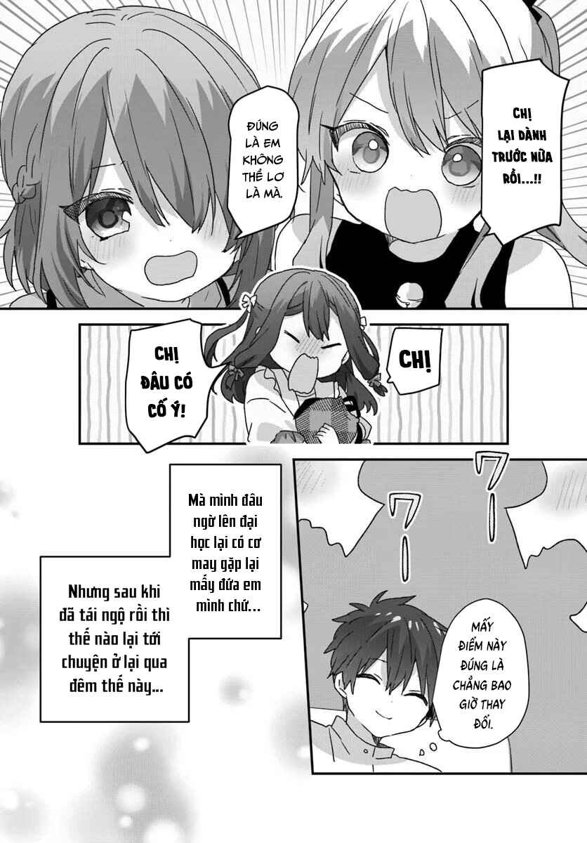 Daigaku Nyuugakuji Kara Uwasa Sareteita Bishoujo San Shimai, Ikiwakareteita Gimai Datta. Chapter 10 - Page 17