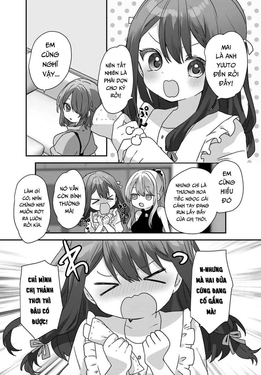 Daigaku Nyuugakuji Kara Uwasa Sareteita Bishoujo San Shimai, Ikiwakareteita Gimai Datta. Chapter 10 - Page 2