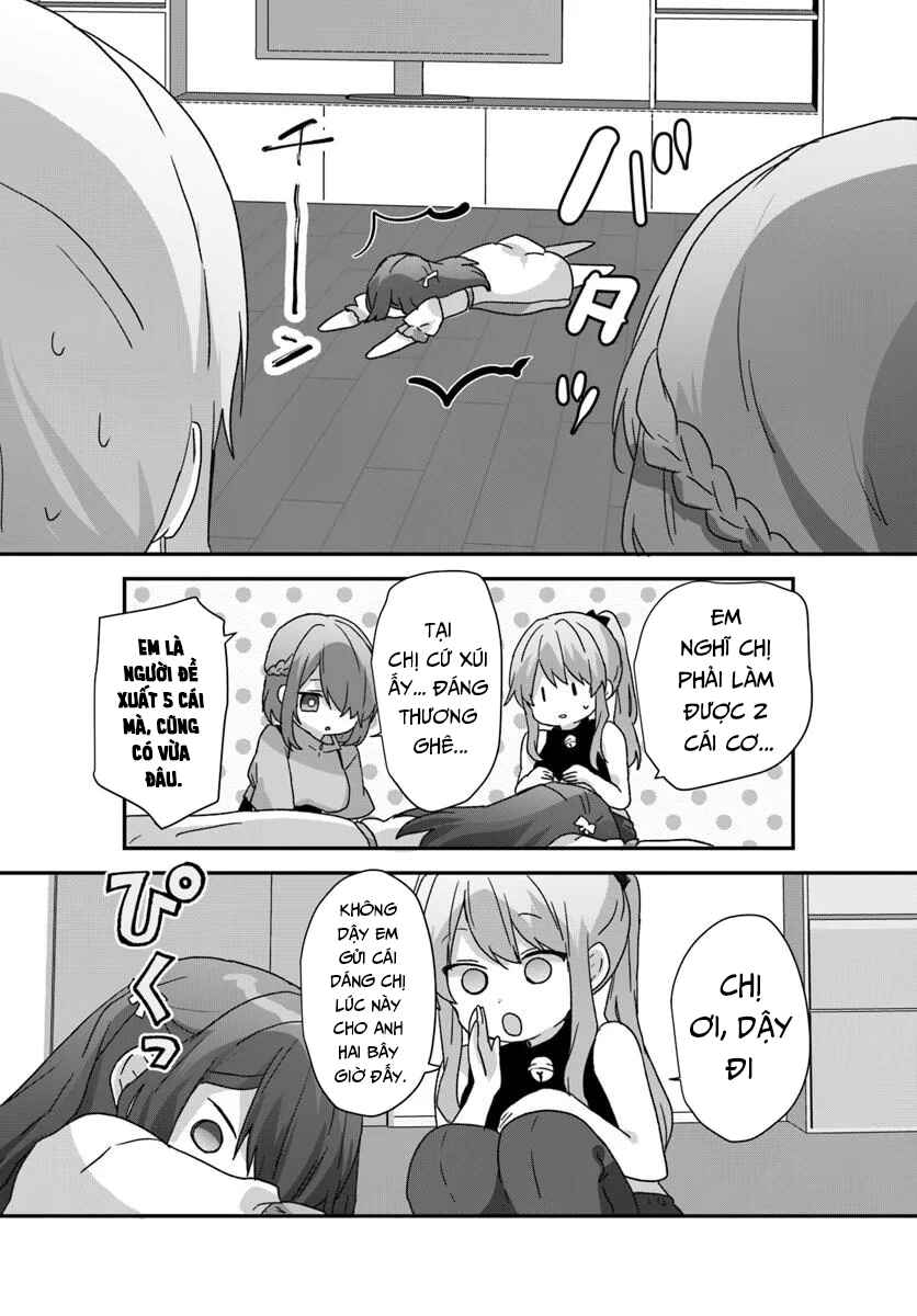 Daigaku Nyuugakuji Kara Uwasa Sareteita Bishoujo San Shimai, Ikiwakareteita Gimai Datta. Chapter 10 - Page 9