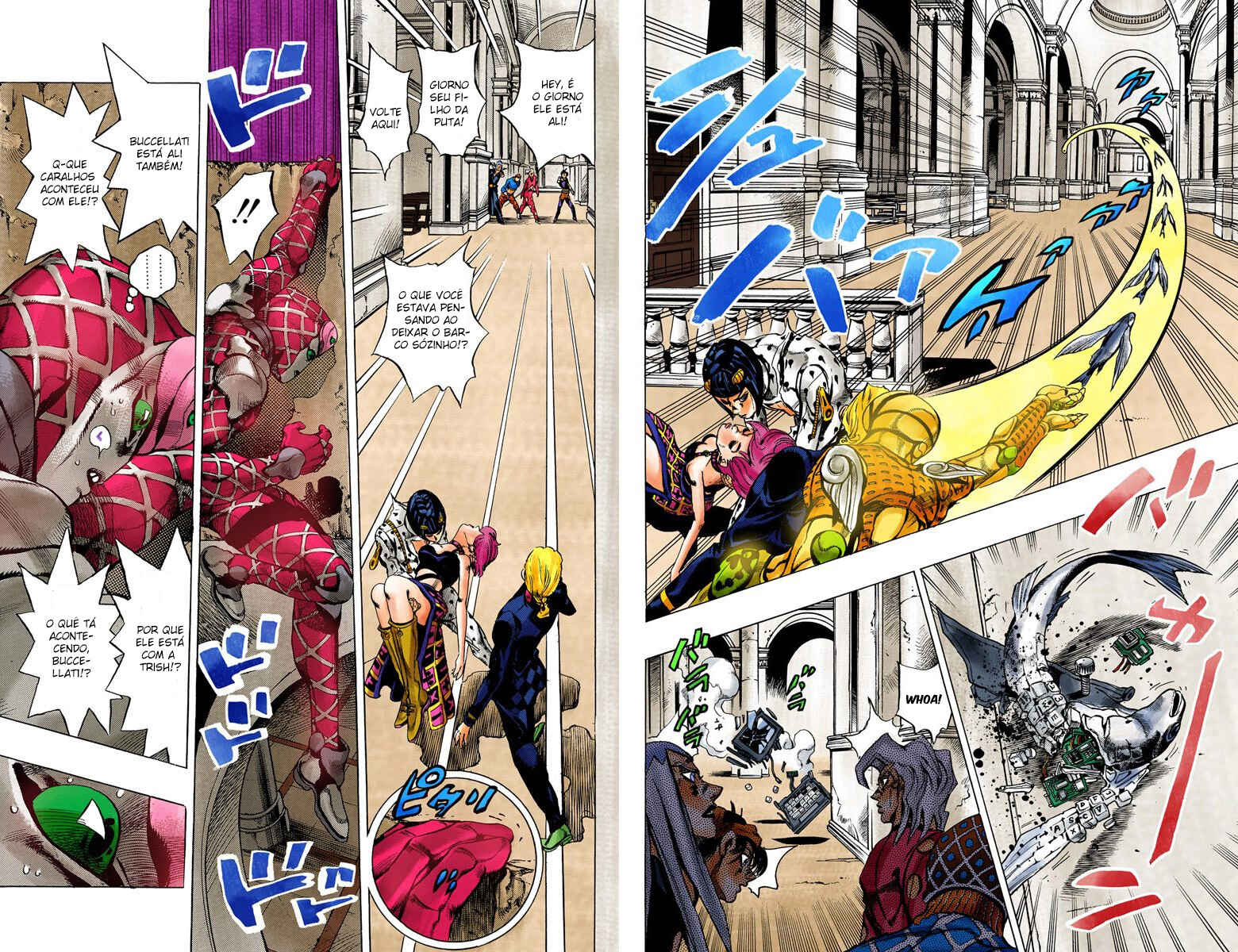 JoJo no Kimyou na Bouken: Part 5 - Ougon no Kaze Color-ban Chapter 83 - Page 6