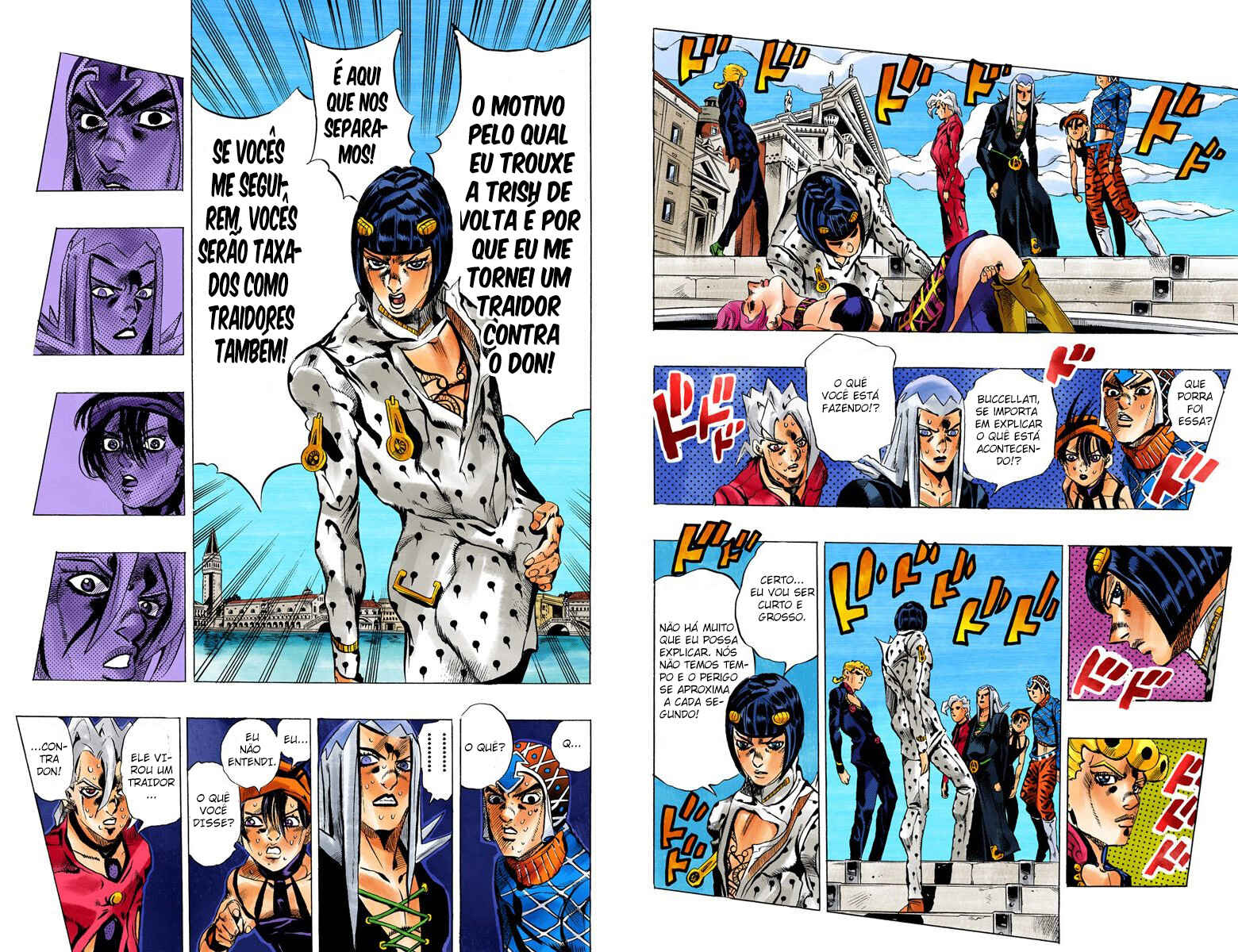 JoJo no Kimyou na Bouken: Part 5 - Ougon no Kaze Color-ban Chapter 83 - Page 8
