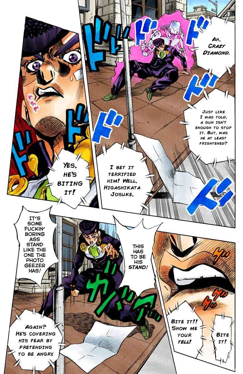 JoJo no Kimyou na Bouken: Part 4 - Diamond wa Kudakenai Color-ban Chapter 141 - Page 12