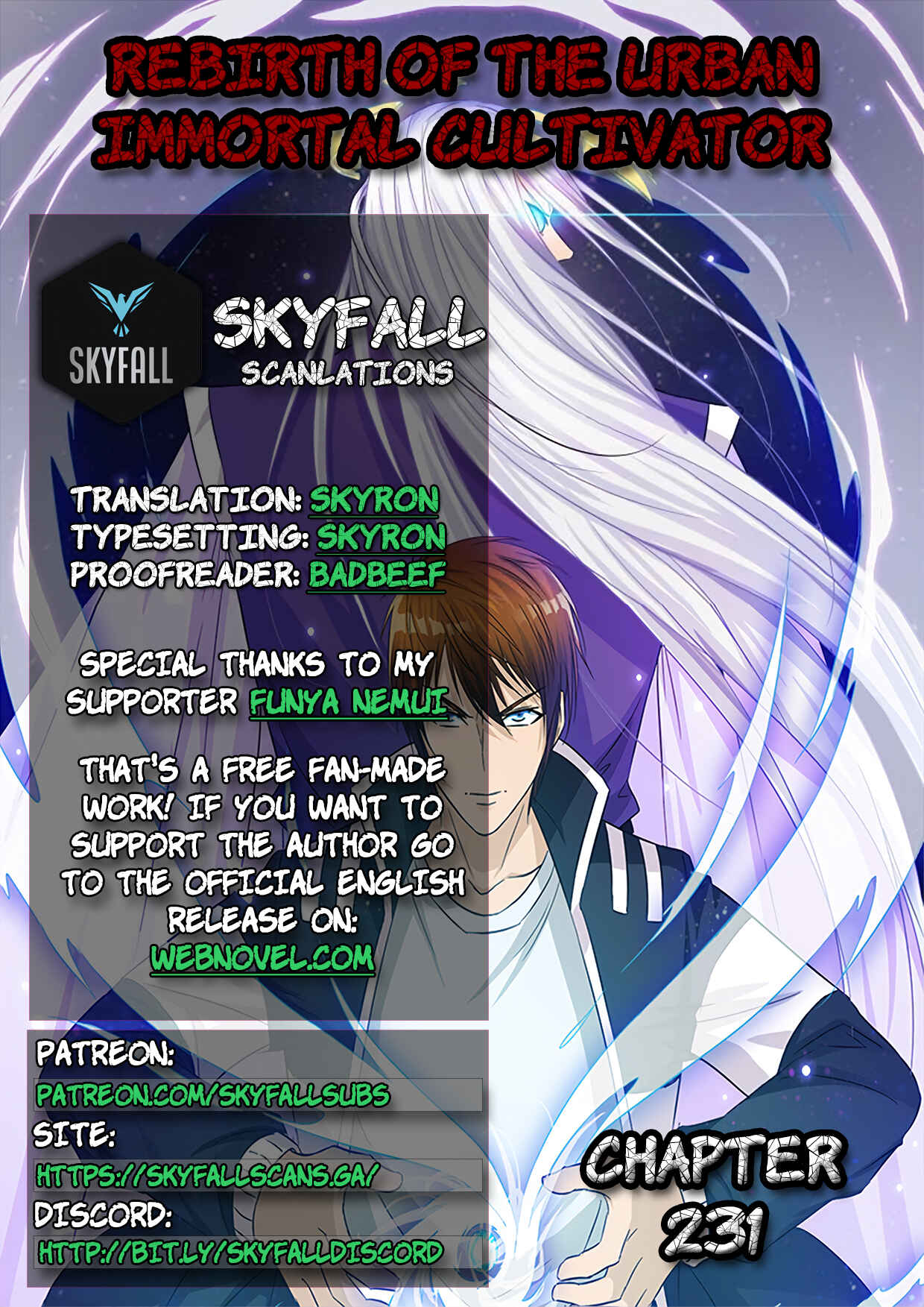 Rebirth of the Urban Immortal Cultivator Chapter 231 - Page 1