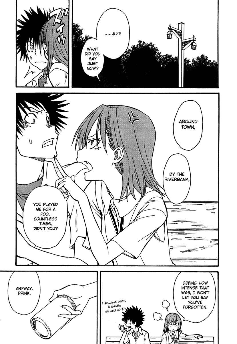 Toaru Majutsu no Index Gaiden: Toaru Kagaku no Railgun Chapter 31 - Page 14