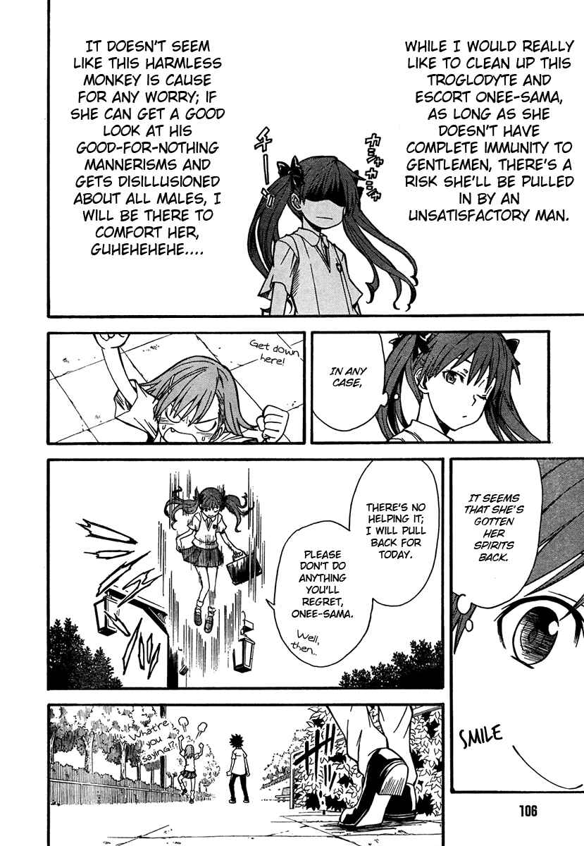 Toaru Majutsu no Index Gaiden: Toaru Kagaku no Railgun Chapter 31 - Page 19