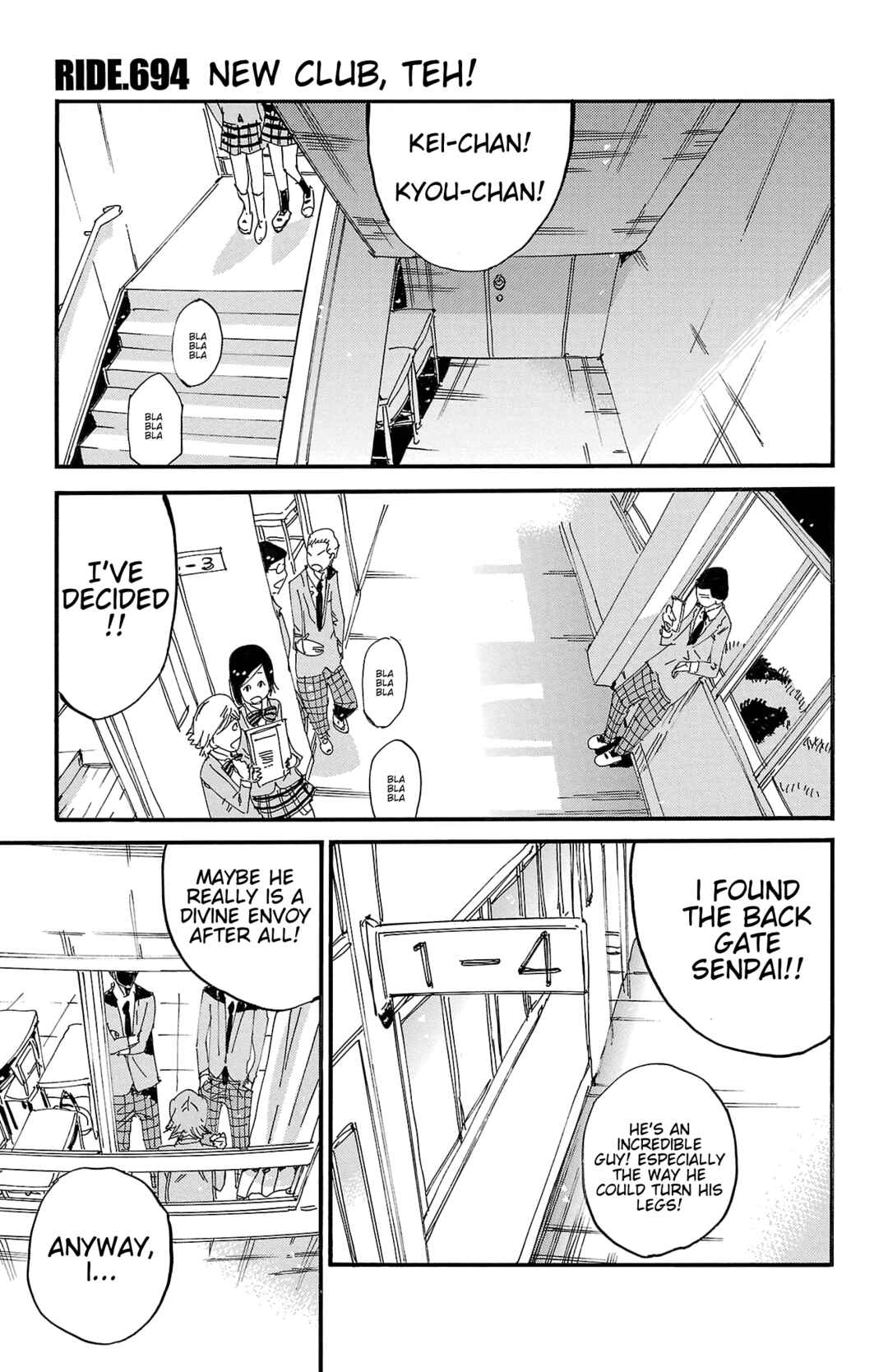 Yowamushi Pedal Chapter 694 - Page 1