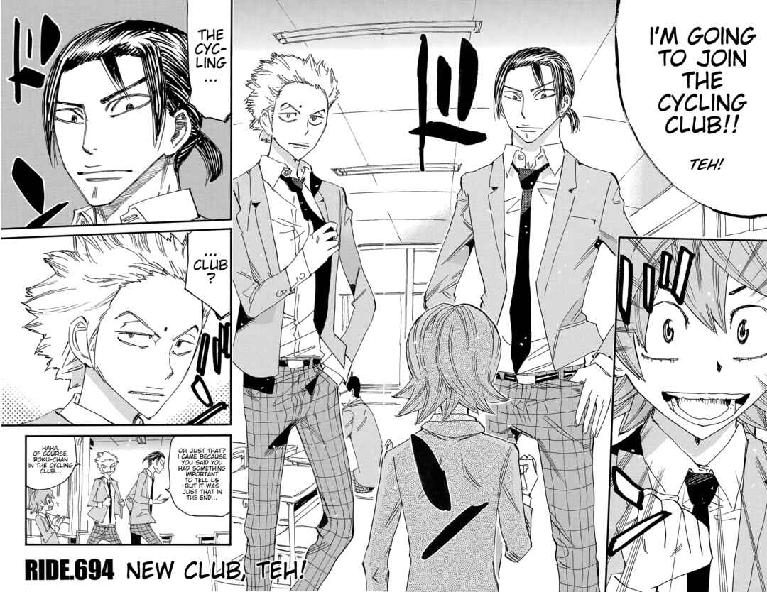 Yowamushi Pedal Chapter 694 - Page 2