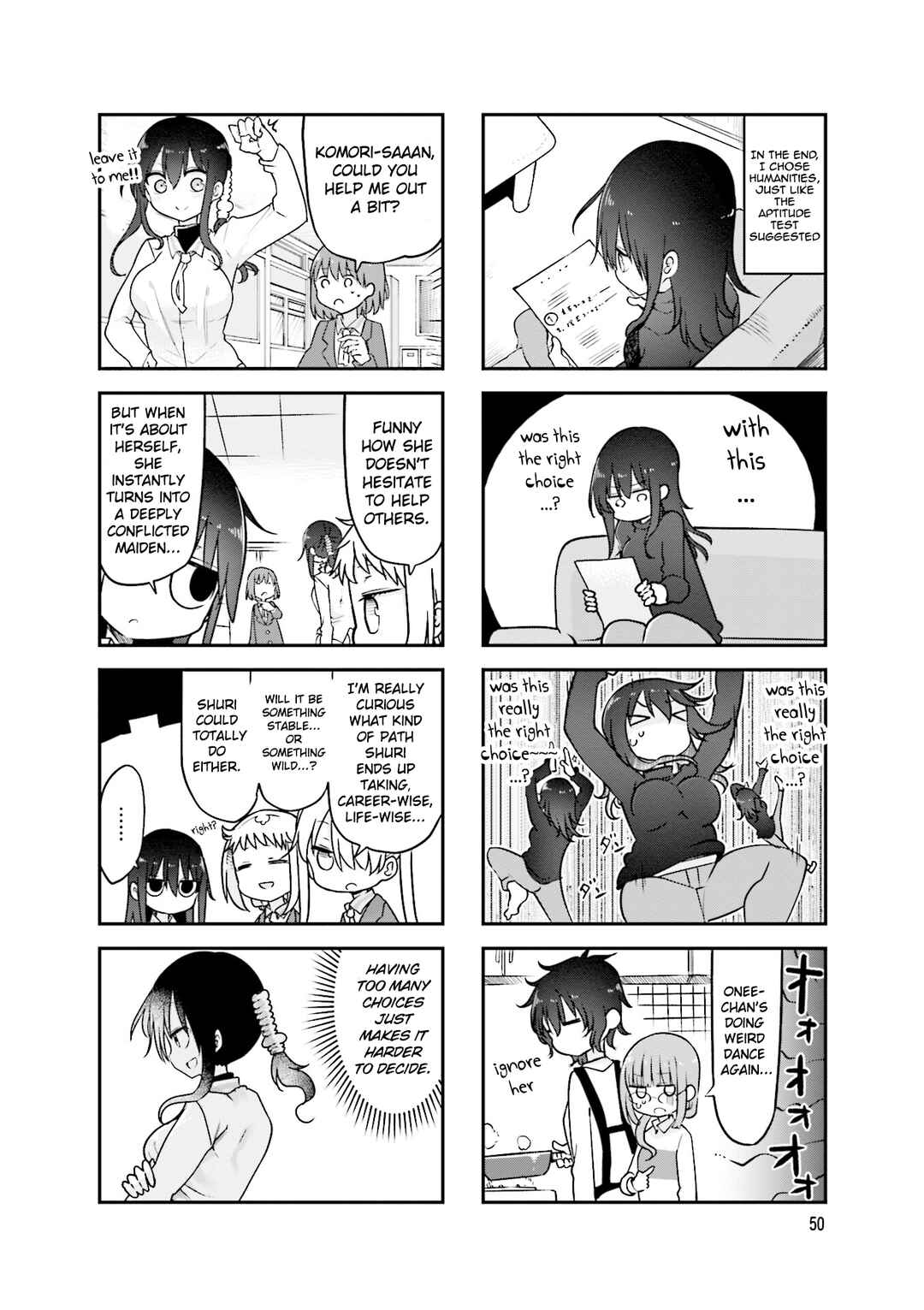 Komori-san wa Kotowarenai! Chapter 89 - Page 9