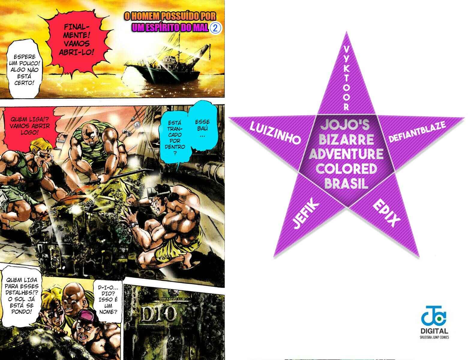 JoJo no Kimyou na Bouken: Part 3 - Stardust Crusaders Color-ban Chapter 2 - Page 1