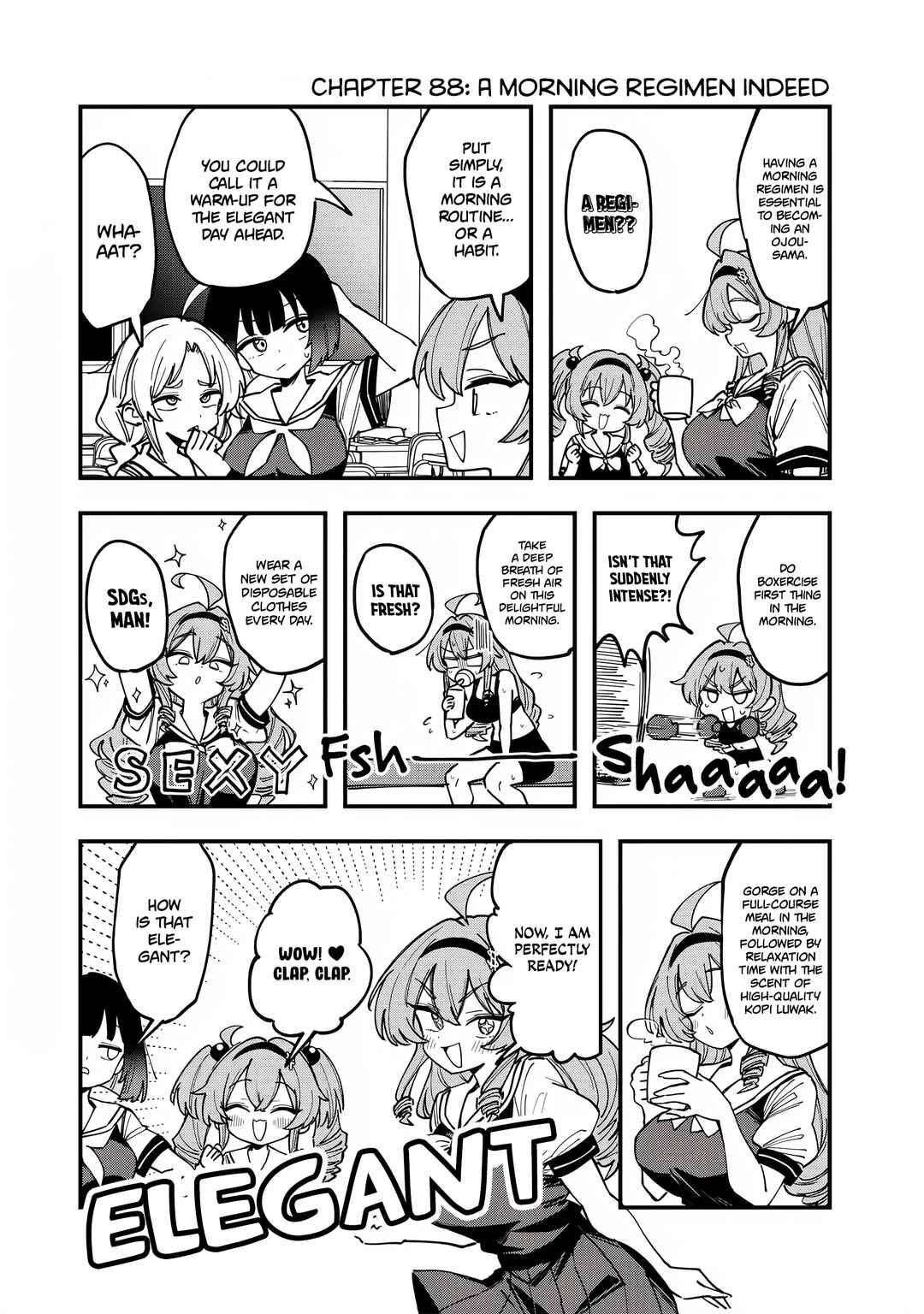 Bakushin Ojou-sama Dou! Chapter 88 - Page 1