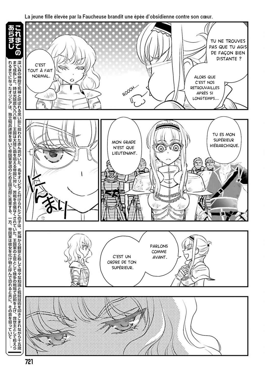 Shinigami ni Sodaterareta Shoujo wa Shikkoku no Tsurugi o Mune ni Idaku Chapter 55 - Page 3
