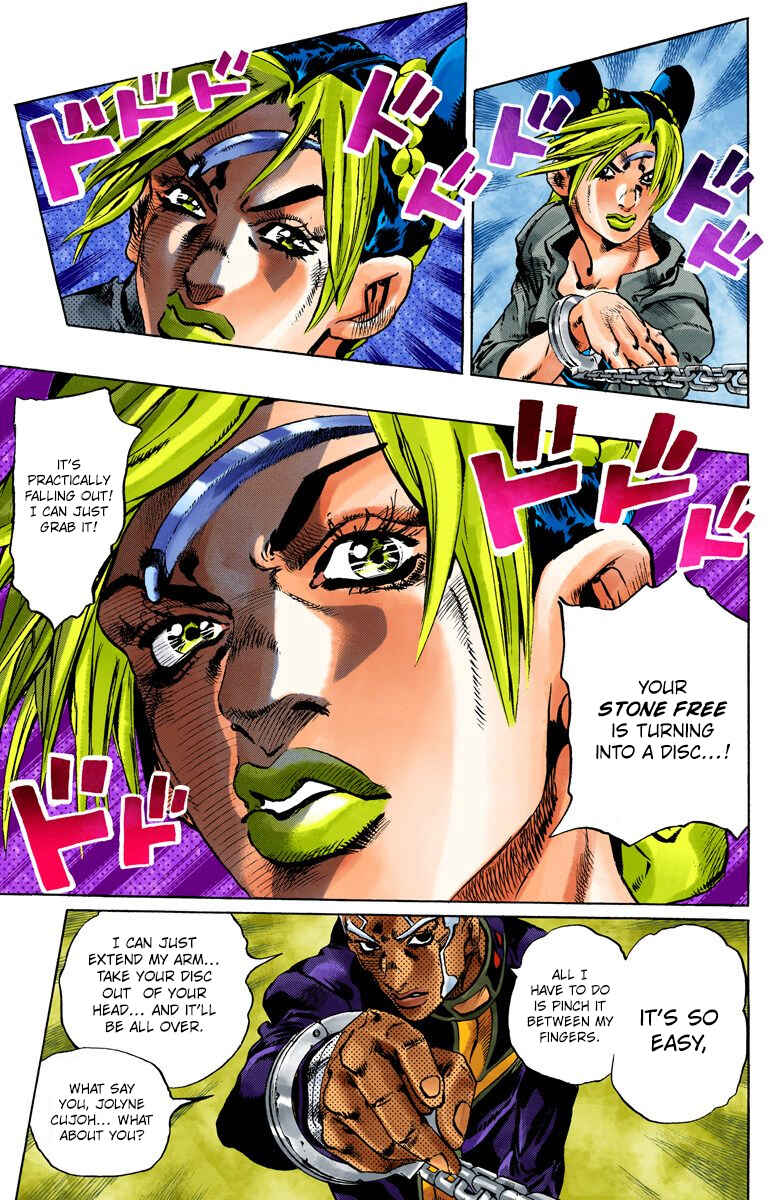 JoJo no Kimyou na Bouken: Part 6 - Stone Ocean Color-ban Chapter 93 - Page 15