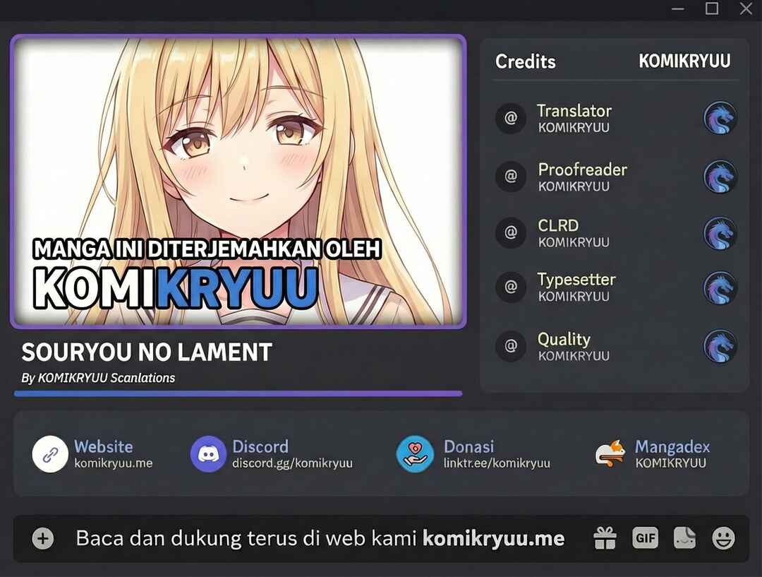 Sourei no Lament: Otome wa Samayoeru Tamashii ni Hanamuke o Chapter 1 - Page 1