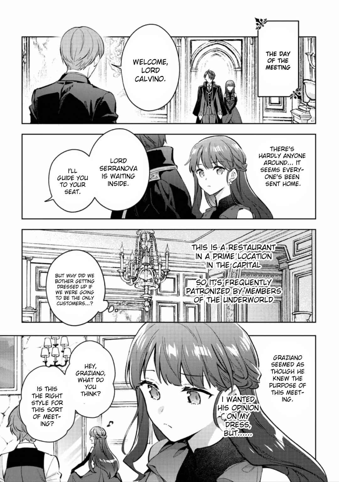 Akutou Ikka no Mana Musume, Tensei Saki mo Otome Game no Gokudou Reijou deshita Chapter 21 - Page 2